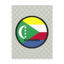 Comoros Roundel quality Flag Post Cards