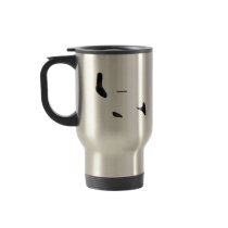 Comoros Trendy Peace Sign with Comoran map Mugs
