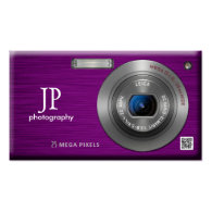 Compact Camera Professional Photographer QR Code Business Card Templates