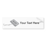 Compact Cassette Tape - Magnetic Recording Tape Bumper Sticker