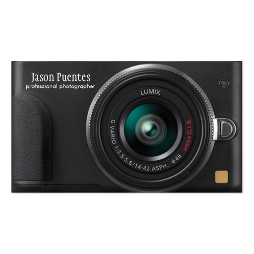 Compact Digital Camera Photographer Business Card