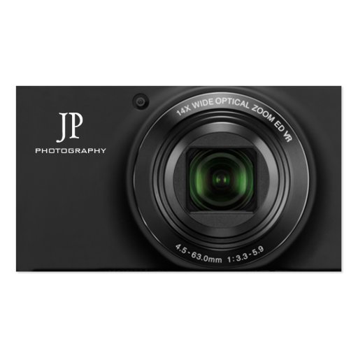 Compact Digital Camera Photography Business Cards