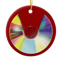 Compact disc ornament ornaments