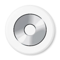 compact disk cd fridge magnets