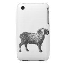 Compañero del caso del aries iPhone 3 Case-Mate carcasa