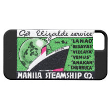 Compañía 1930 de buque de vapor de Manila iPhone 5 Case-Mate Protectores