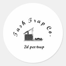 compañía de la trampa del tash pegatinas  