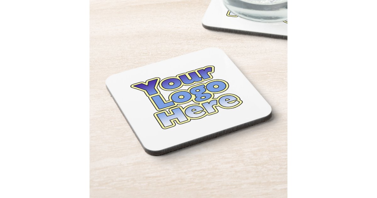 Company Business Logo Coasters Zazzle