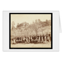 Company C 3rd US Infantry with Rifles SD 1890 cards