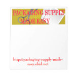 Company Logo Business Notepad Template notepads