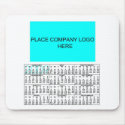 Company Logo Mouse Pad with Calendar mousepads by lapatrick1161 Company Logo Mouse Pad with Calendar mousepads