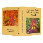Company Policies Procedures Manual binder Irises