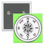 Compass Art Button