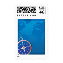 Compass Background postage