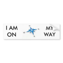 Compass Bumper Sticker