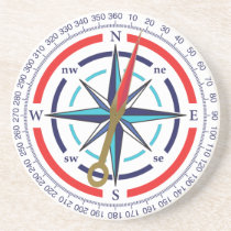 compass beverage coasters