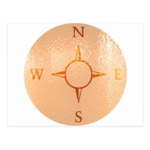 COMPASS East West North South NEWS Post Cards