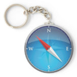 Compass Keychains