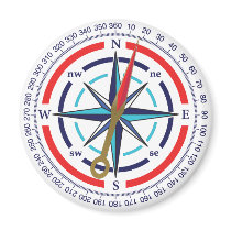 compass refrigerator magnets