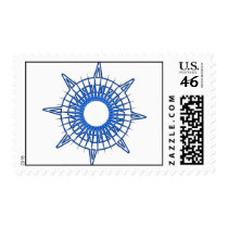 Compass Rose #1 postage by blarneybin Compass Rose #1 postage