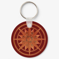 Compass Rose keychains