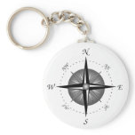 Compass Rose Key Chain