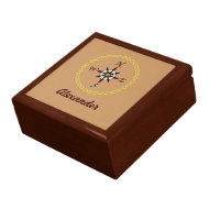 Compass Rose Personalized Gift Box giftbox