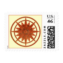 Compass Rose postage by artogram Compass Rose postage