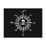 Compass Rose Skull 1 postcards