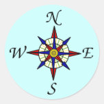 Compass Rose Sticker