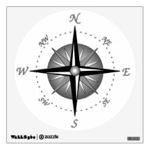 Compass Rose Wall Stickers