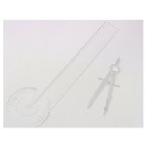 Compass with ruler custom letterhead
