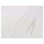 Compass with ruler custom letterhead