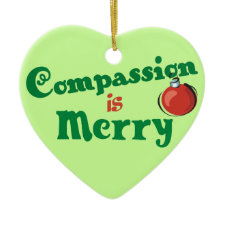 Compassion Christmas ornament