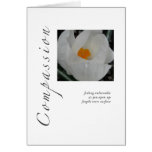 This card expresses the essence of compassion with yourself and others during times that feel stressful. Allowing tears to surface helps with your emotional release and healing. Compassion Crocus Greeting Card