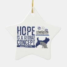 Compassion is a global concept ornaments