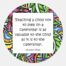 Compassion is taught sticker