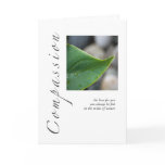 Compassion Leaf for his passing Card