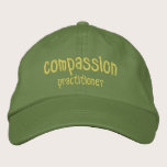 compassion practitioner embroidered hats