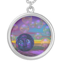 Compassion – Violet and Gold Awareness Pendants