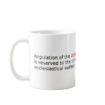 Competent Territorial Ecclesiastical Authority Mug