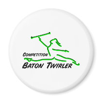 Competition Twirler Refrigerator Magnet