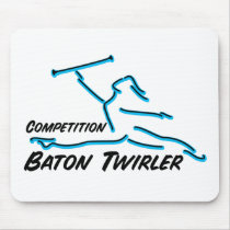 Competition Twirler Mouse Pad