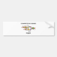 Competitive Genes Inside (DNA Replication) Bumper Stickers