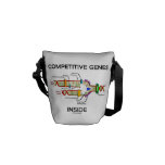Competitive Genes Inside (DNA Replication) Messenger Bags