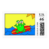 Comphy Critterz "Squish" Surfer Dude postage