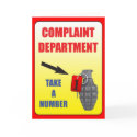 Complain Department Greeting Card by pdffun Complain Department Greeting Card