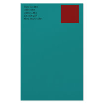 Complementary Two Color Combination / Mix Custom Stationery