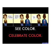 Completely Color Blind Poster posters