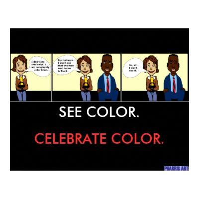 Completely Color Blind Poster by pharrisart